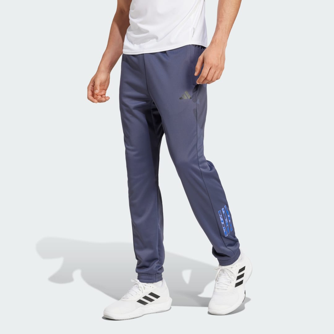 Trenirka adidas Performance Essentials Camo Training Pants Modra | IX0925, 0