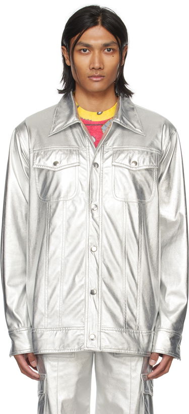 Jakna Anna Sui Buttoned Metallic Jacket Kovinski | M1124L31, 0