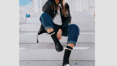 Superge in čevlji Dr. Martens Jadon II Mono Platform Vegan W Črna | DM25310001, 2