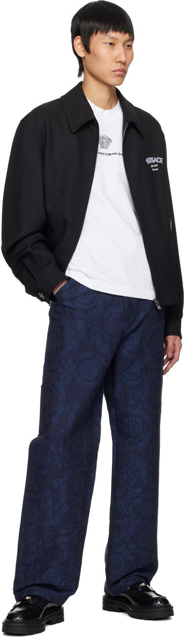 Bomber jakna Versace Versace Medusa Gallery Wool Blouson Jacket Črna | 1018846_1A13489, 3