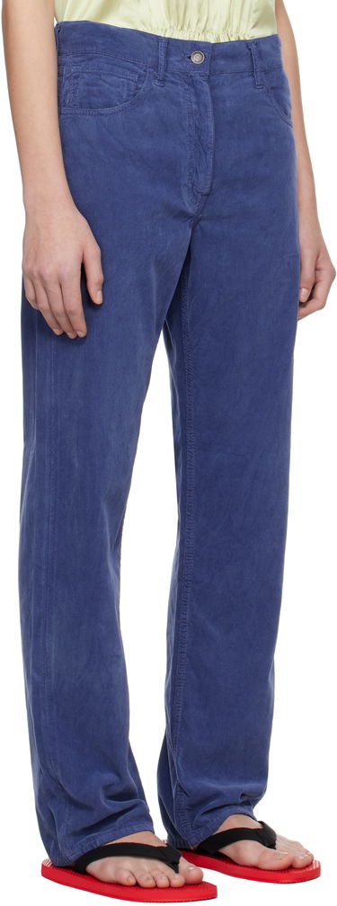 Hlače The Row The Row Tarley Corduroy Trousers Modra | 8766-W3737, 1