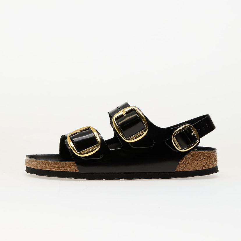 Superge in čevlji Birkenstock Birkenstock Milano Big Buckle Sandals Črna | 1024211