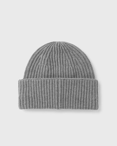 Beanie Samsoe Samsoe Samsøe & Samsøe Ribbed Knit Beanie Siva | F24300118-DARK_GREY_MEL, 1