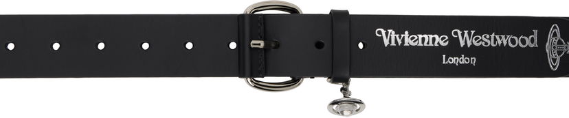 Pasovi Vivienne Westwood Vivienne Westwood New Wide Alex Charm Belt Črna | 8201007KU-L009X-