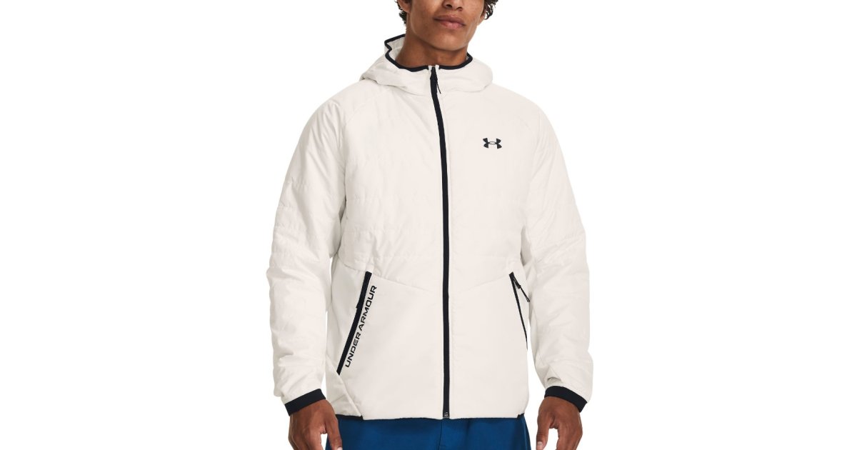 Jakna Under Armour Storm Session Hybrid Bela | 1378494-112, 1