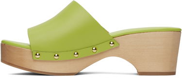 Oblačila Aeyde Aeyde Bobbie Platform Clogs Zelena | A11-HS-ODSD55BL-123-982-007, 2