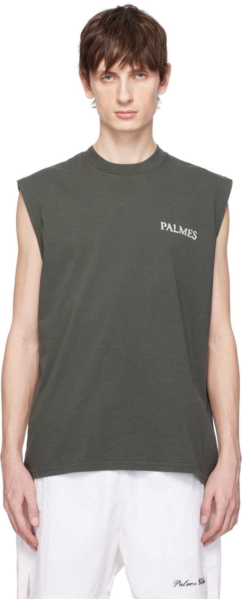Majica brez rokavov Palmes Palmes Rhythm Tank Top Zelena | P10-0048-888