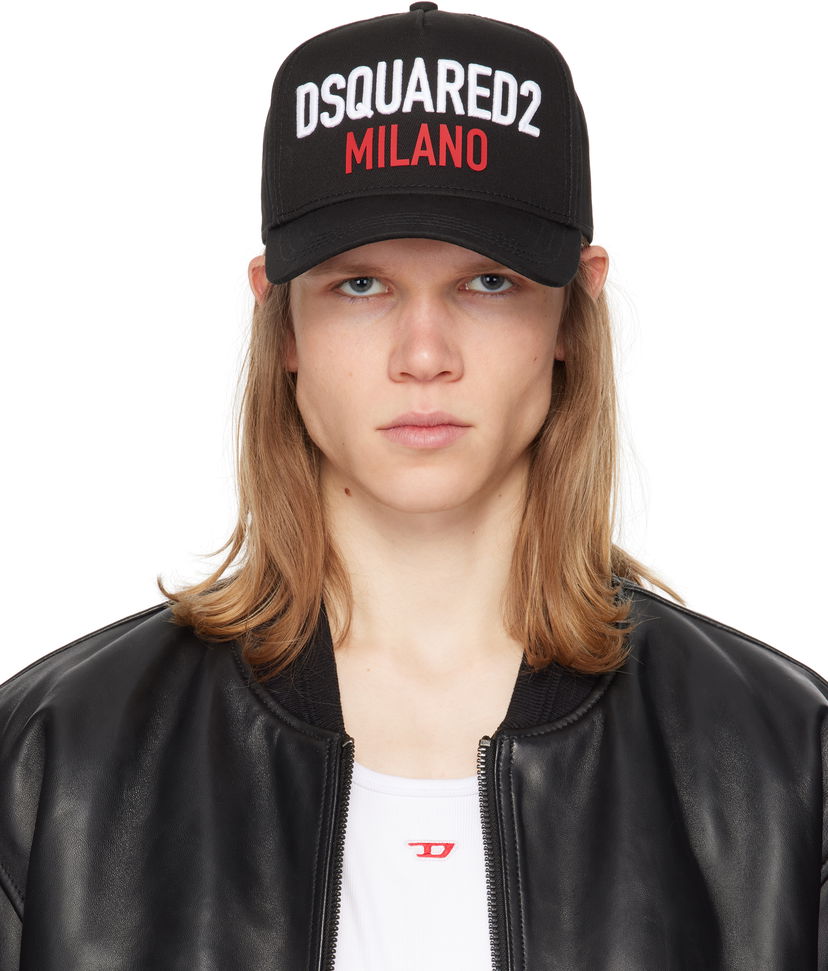 Kapa DSQUARED2 Dsquared2 'Milano' Baseball Cap Črna | BCM0917-05C00001-2124
