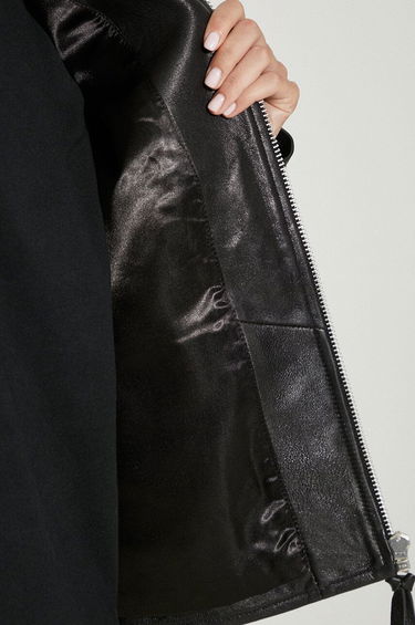 Jakna Samsoe Samsoe Samsoe Samsoe Leather Jacket Črna | F23300187, 7