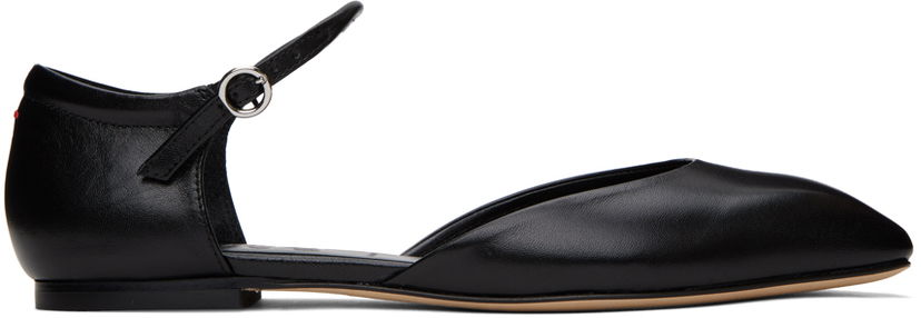 Nega čevljev Aeyde Aeyde Miri Leather Flats Črna | A11-FL-RKLS08FL47-SS24-800-007