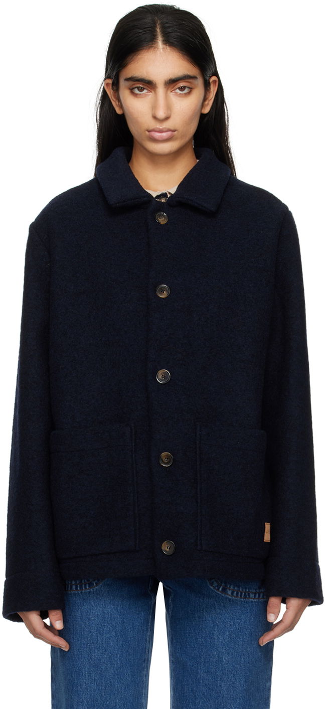 Jakna A.P.C. Thais Jacket Mornarica | WOAQS-M02912