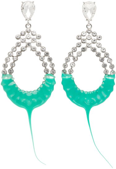 Uhani Ottolinger Ottolinger Diamond Loop Earrings Turkizna | 2500503, 0
