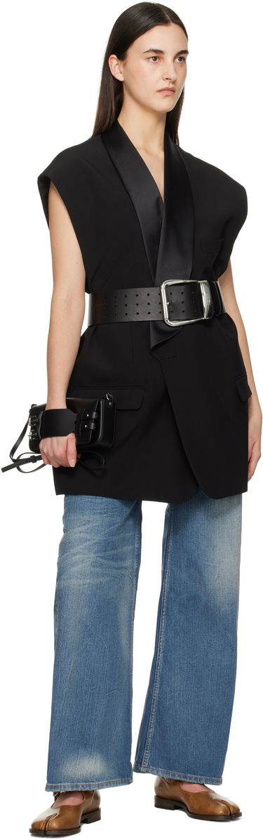 Torbica Maison Margiela MM6 Maison Margiela Small Bracelet Bag Črna | SB6WG0018 P8327, 3