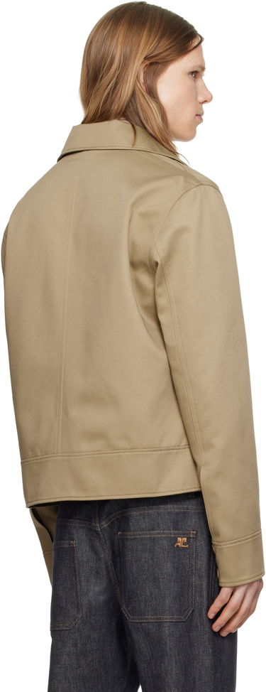 Jakna Courrèges Courrèges Zipped Jacket Bež | 125CBL251PL0178, 2