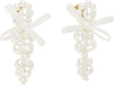Uhani Simone Rocha Simone Rocha Petite Bow Cluster Earrings Bela | ERG545 0904, 1