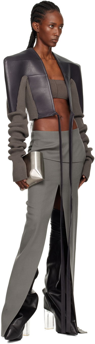 Krila Rick Owens Concordians Sliced Maxi Skirt Siva | RO02E4387 WD, 3