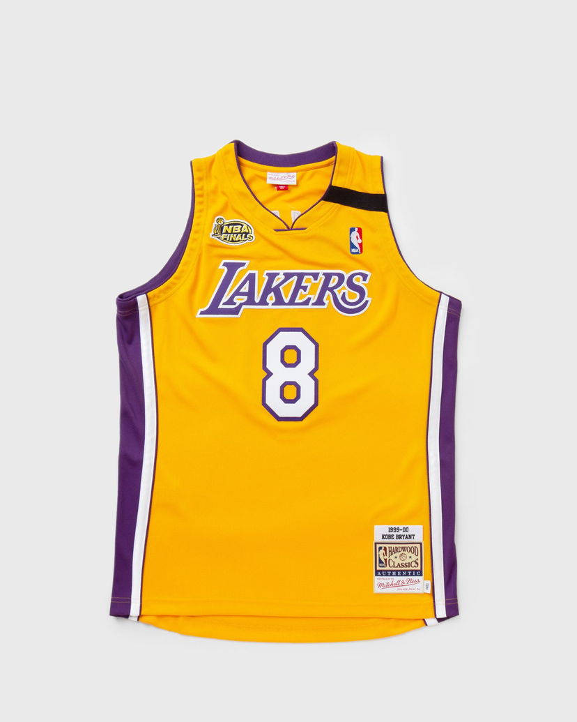 Dres Mitchell & Ness NBA AUTHENTIC JERSEY LOS ANGELES LAKERS HOME 1999-00 FINALS KOBE BRYANT #8 Rumena | AJY4CP19001-LALLTGD99KBR