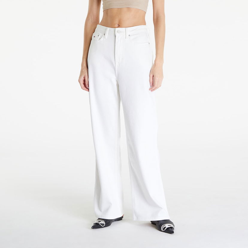 Kavbojke Tommy Hilfiger Gmd Claire High Rise Wide Jeans White Bela | DW0DW17766 YBH