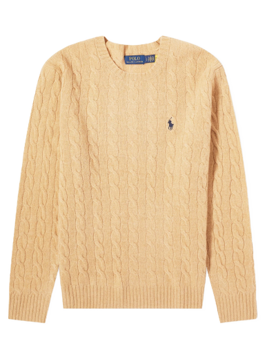 Pleteni pulover Polo by Ralph Lauren Wool Cashmere Crewneck Bež | 710876762009