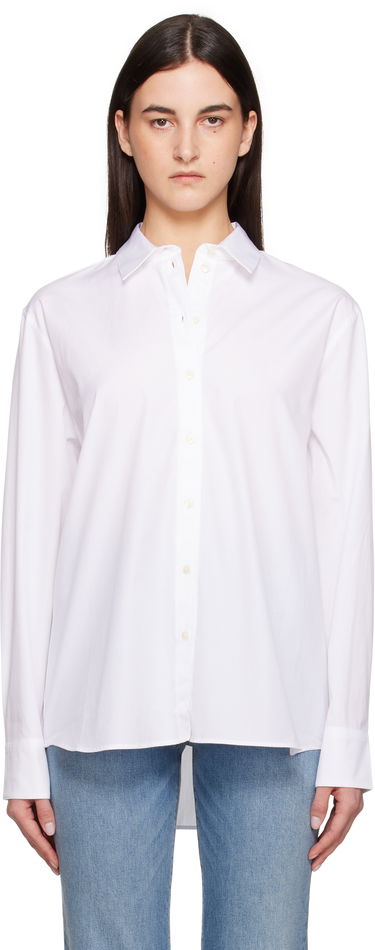 Srajce Anine Bing Anine Bing Essie Button-Down Shirt Bela | A-07-11028-WTI26, 0