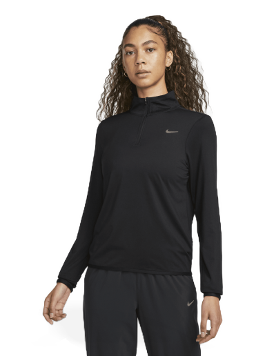 Majica Nike Dri-FIT Swift Element UV 1/4 Zip Running Top Črna | FB4316-010