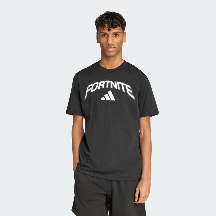 Majica adidas Performance adidas X Fortnite Logo Graphic T-Shirt Črna | JV8012
