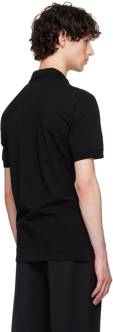 Polo majica Dolce & Gabbana Black Embroidered Polo Črna | G8LZ1ZG7WUR, 2
