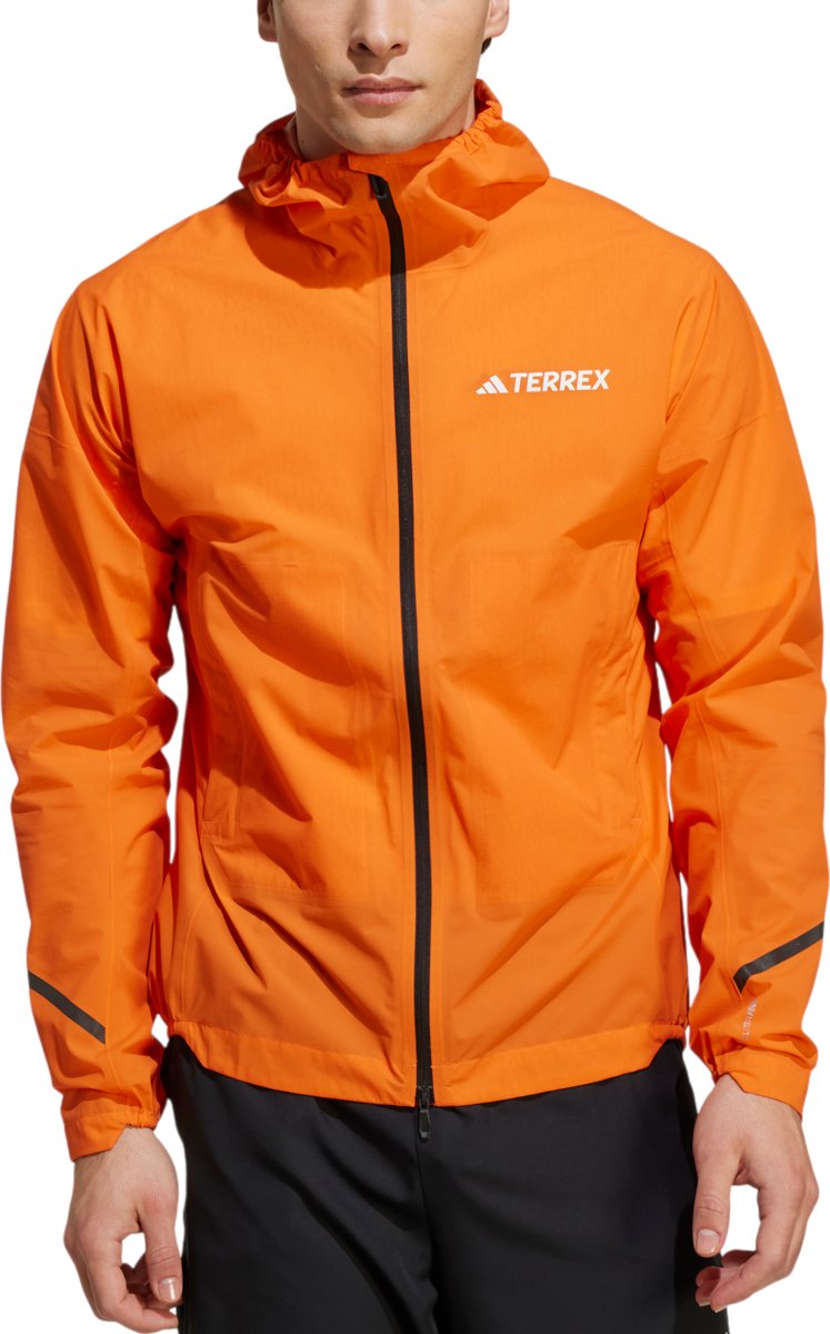 Vetrovka adidas Performance Terrex Xperior 2.5-Layer Light Climaproof Hooded Jacket Oranžna | ka5873
