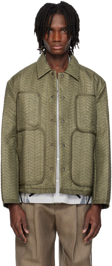 Puhovka Craig Green Craig Green Quilted Worker Jacket Zelena | CGSS25CWOJKT82, 0