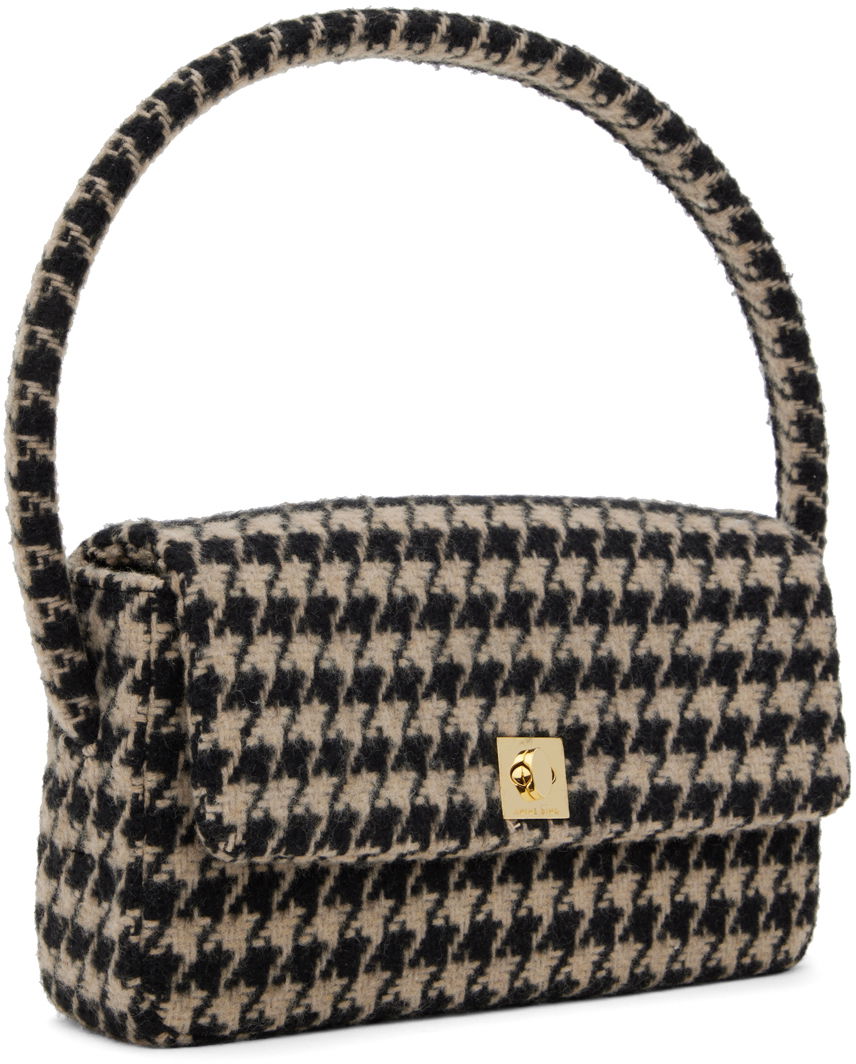 Torbica Anine Bing Houndstooth Pattern Shoulder Bag Črna | A-13-0112-131, 1