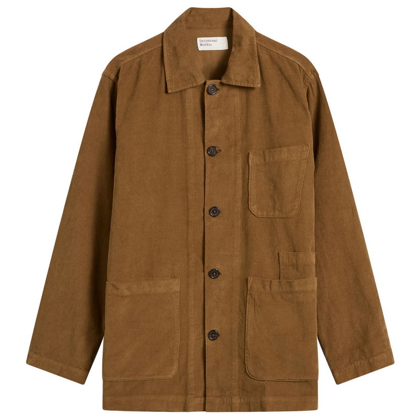 Srajce Universal Works Fine Cord Bakers Overshirt, Size Small Rjava | 33565-KHK