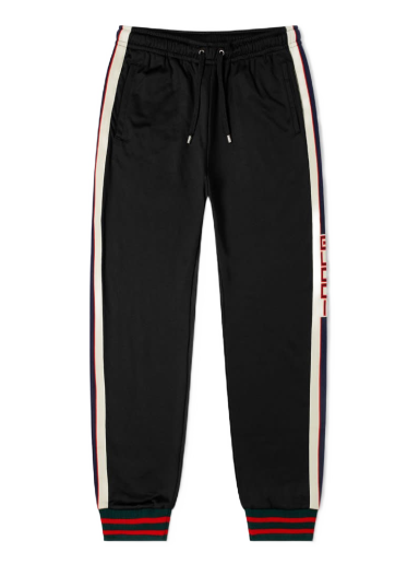 Trenirka Gucci Taped Logo Track Pant Črna | 474635-X5T39-1008