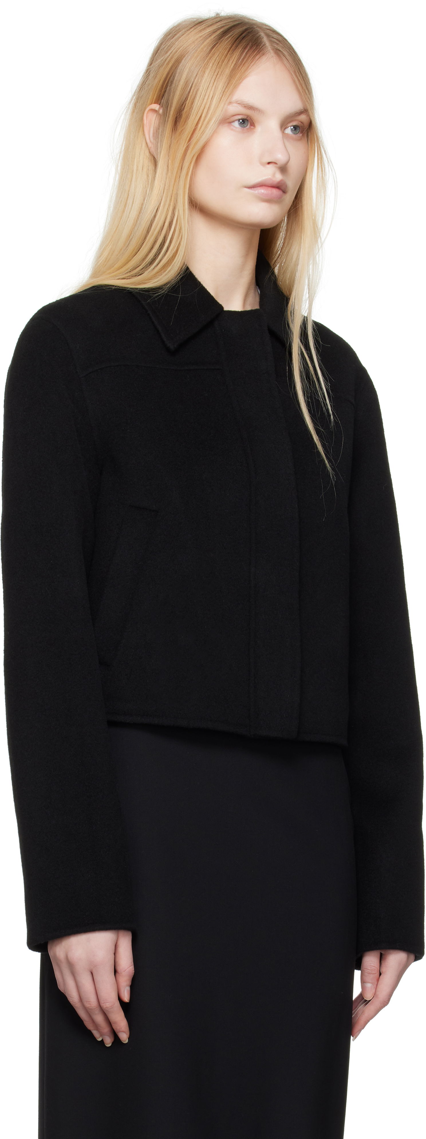 Jakna Loulou de Saison Loulou de Saison Zhanna Wool Jacket Črna | ZHANNA, 1