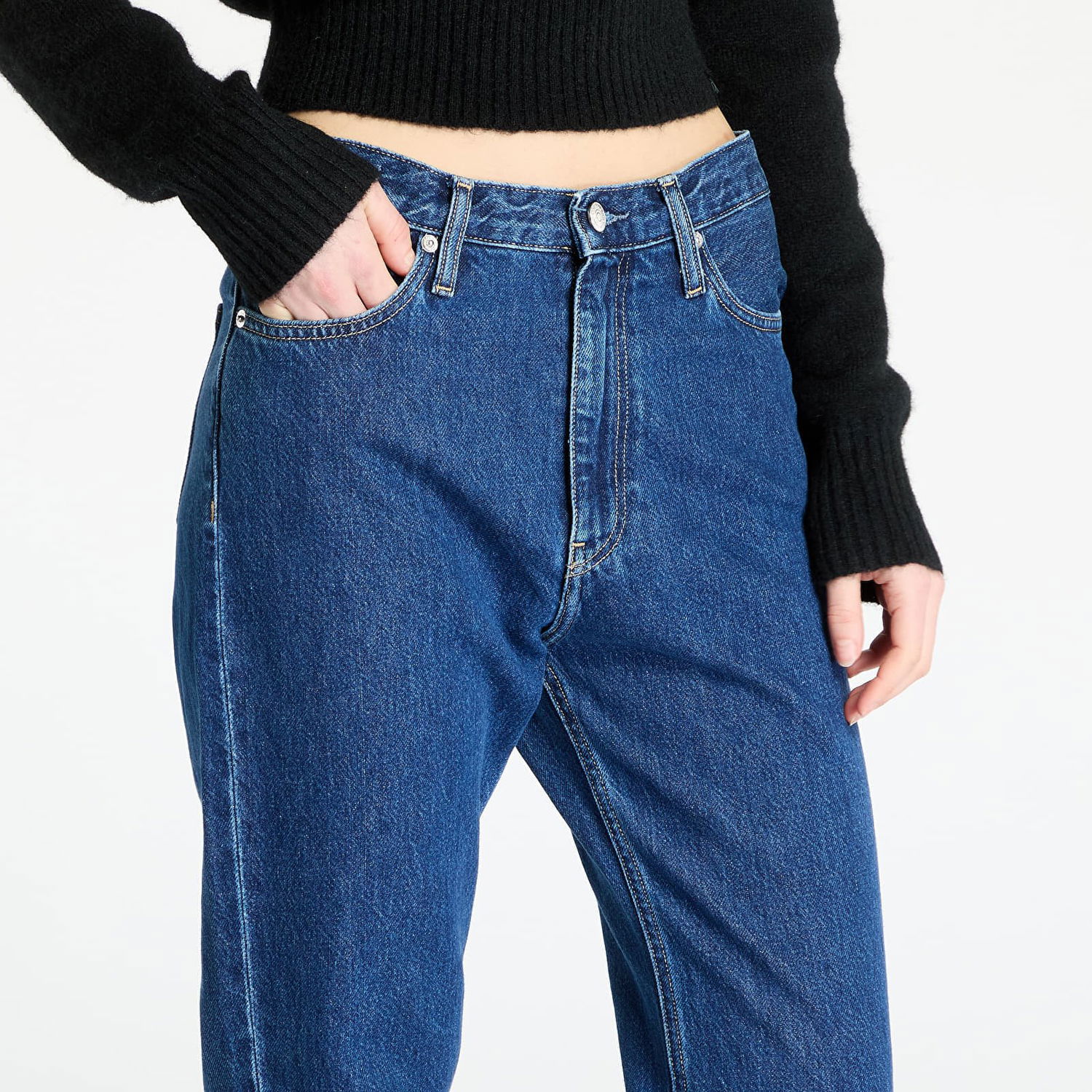 Kavbojke CALVIN KLEIN Calvin Klein Jeans Authentic Bootcut Jeans W26/L32 Modra | J20J224524 1BJ, 1