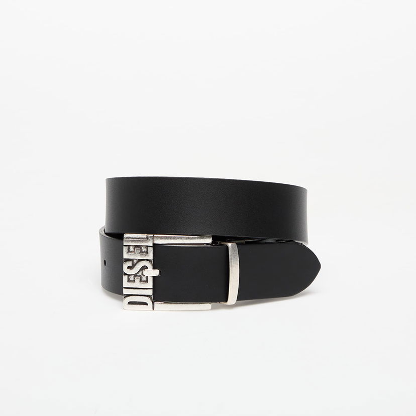 Pasovi Diesel Diesel Logo Rev B-Shift II Belt Črna | X08879_PR227 Black/ Dark Brown
