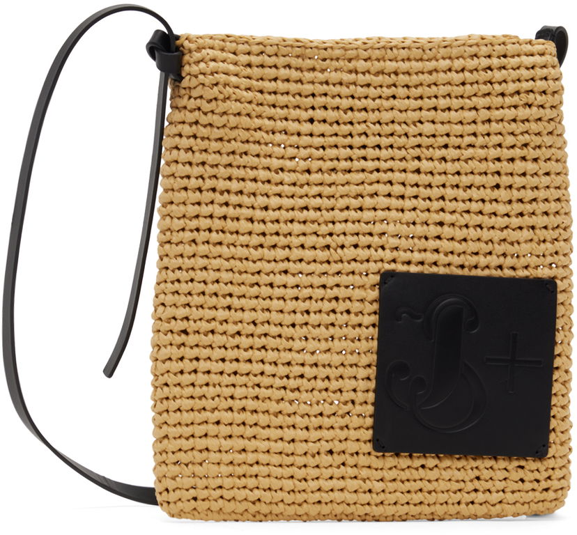 Torba za čez ramo Jil Sander Crochet Crossbody Bag Bež | J42WG0018_P6657