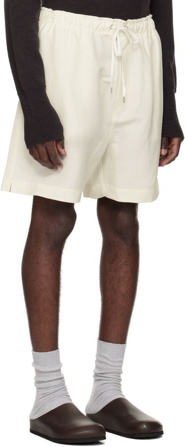 Kratke hlače Studio Nicholson Starboard Drawstring Shorts Bela | STARBOARD SNM - 1369, 1