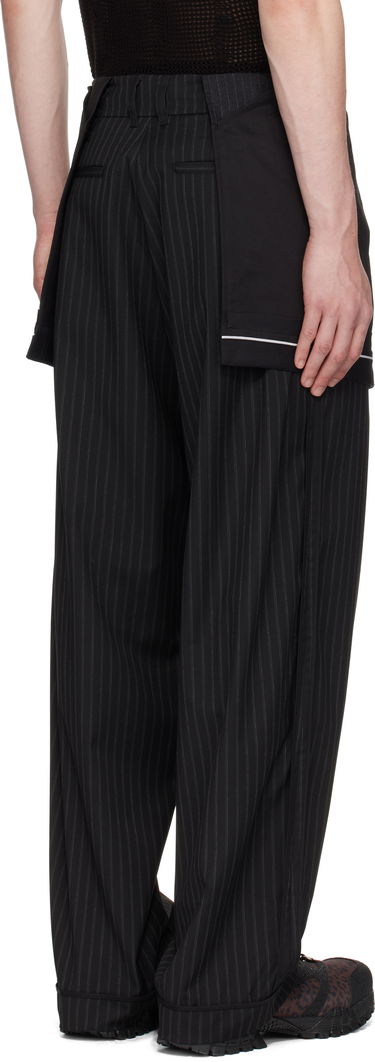 Hlače Andersson Bell Inside Out Stripe Trousers Črna | apa813m, 2