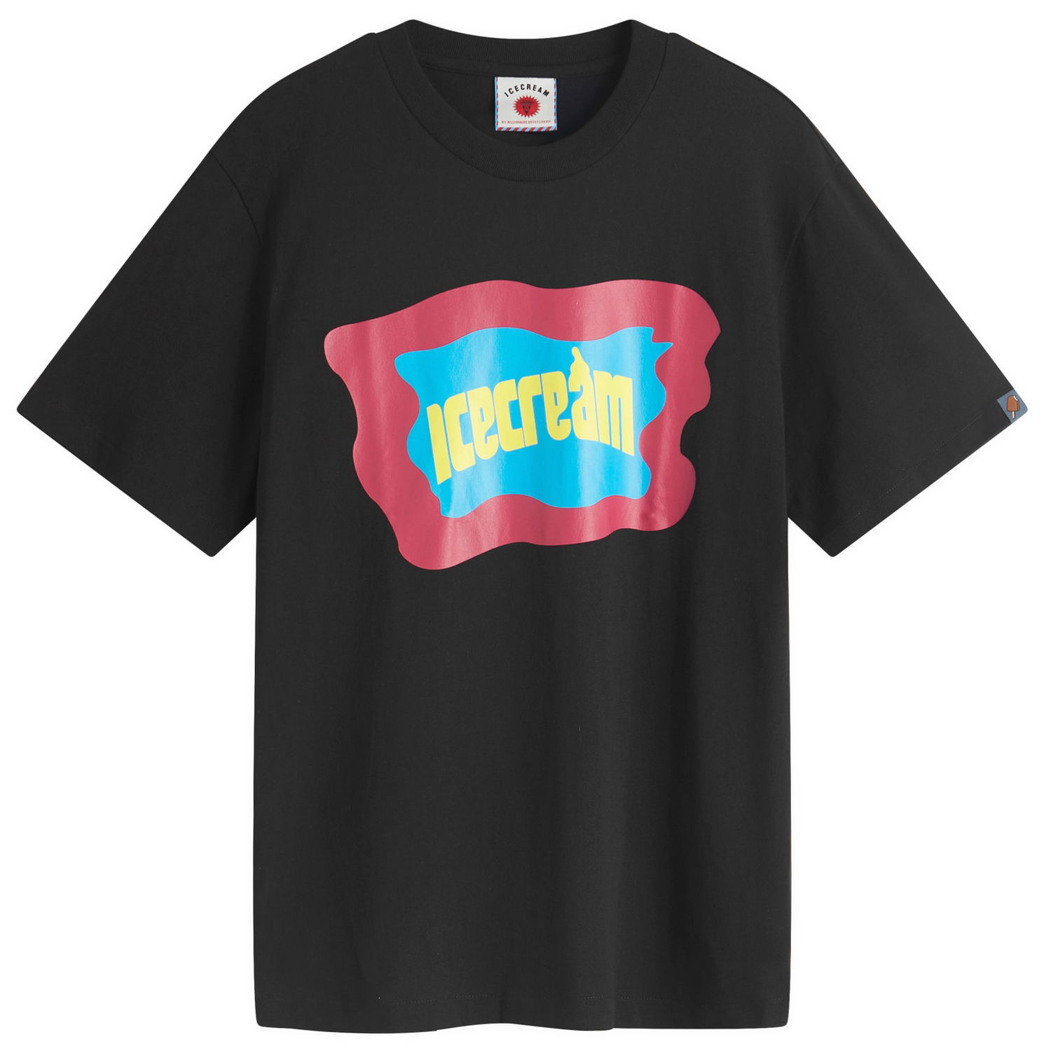 Majica BBC IceCream ICECREAM Block Logo T-Shirt, Size Large Črna | IC25143-BLK, 0