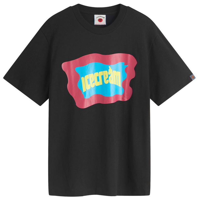 Majica BBC IceCream ICECREAM Block Logo T-Shirt, Size Large Črna | IC25143-BLK
