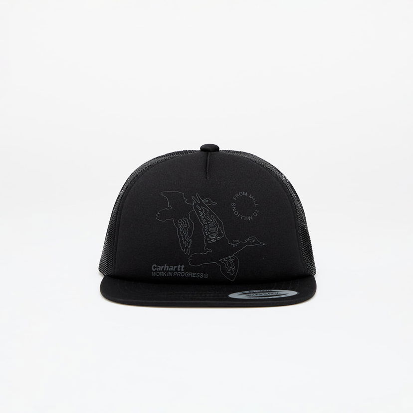 Kapa Carhartt WIP Flying Ducks Trucker Cap Črna | I034047.89XX