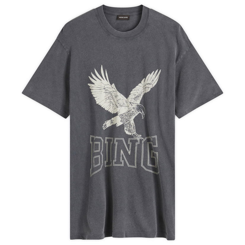 Majica Anine Bing Lili Retro Eagle Graphic T-Shirt Siva | A-08-10075-WBL1