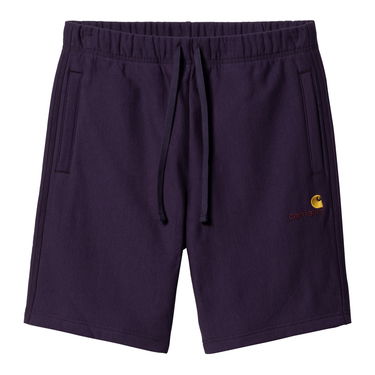 Kratke hlače Carhartt WIP American Script Sweat Short "Cassis" Mornarica | I031685_1N8_XX, 6