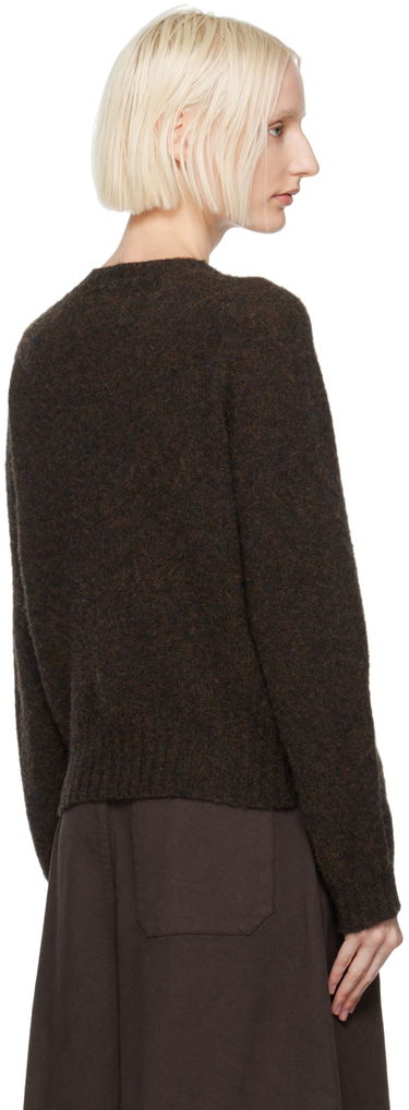 Pleteni pulover YMC Jets Relaxed Fit Knitted Sweater Rjava | Q8XAA, 2