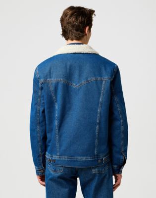 Jakna Wrangler Wrangler Sherpa Classic Jacket Modra | 112371440:S