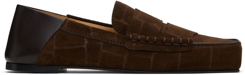 Superge in čevlji Jacquemus Jacquemus La Croisière 'The Carré' Loafers Rjava | 24H246FO147-4355