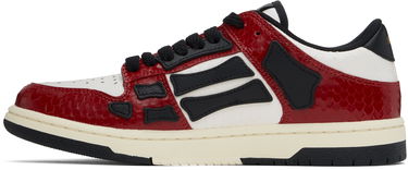 Superge in čevlji AMIRI Snake Skel-Top Low Bela | AMFOSR1104, 2