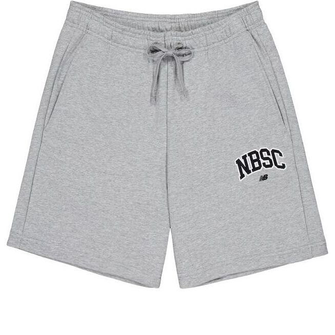 Kratke hlače New Balance Athletics Sports Club Cotton Shorts Siva | AMS42318-GHM