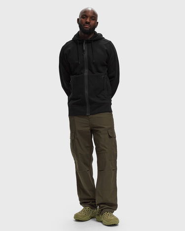 Pulover C.P. Company DIAGONAL RAISED FLEECE GOGGLE ZIPPED HOODED SWEATSHIRT Črna | 17CMSS028A005086W-999, 1