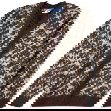 Pleteni pulover Junya Watanabe Junya Watanabe MAN Leopard Print Cardigan, Size Large Rjava | WM-N006-051-1, 1